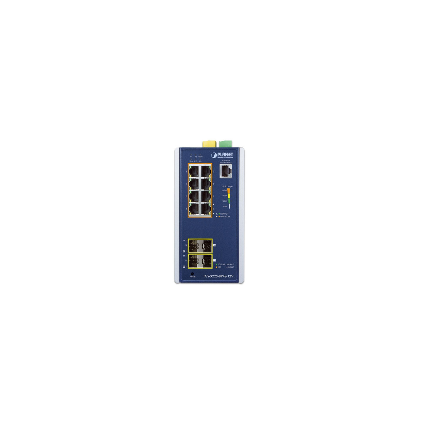 PLANET IGS-5225-8P4S-12V