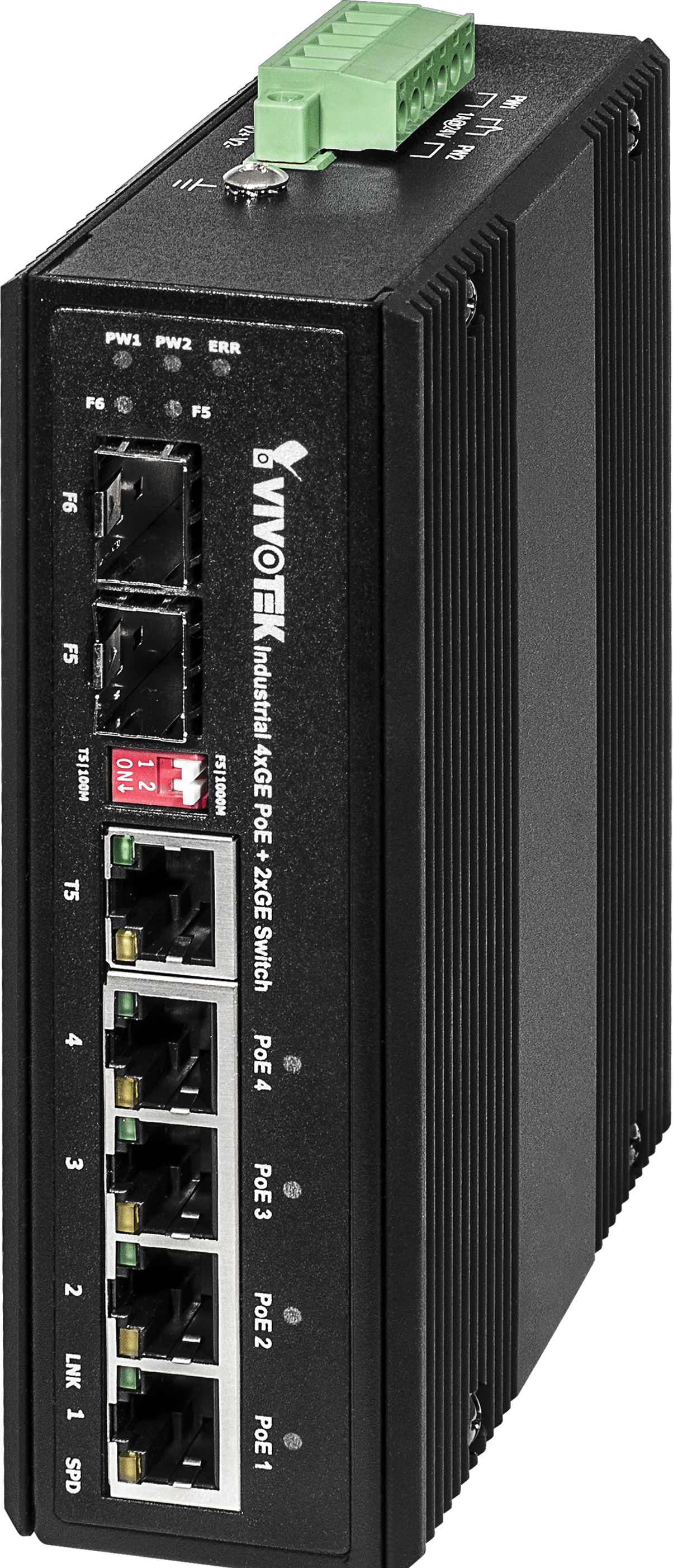 Switch PoE no administrable industrial